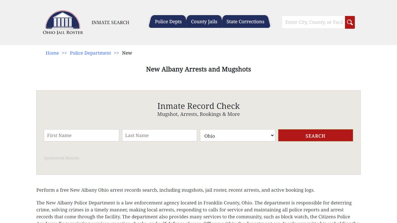 New Albany Arrests and Mugshots | Jail Roster Search